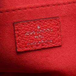 Pre Owned Louis Vuitton Red Monogram Empreinte Saint Germain BB