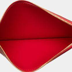 Pre Owned Louis Vuitton Red Monogram Vernis Pochette Felicie