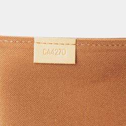 Pre Owned Louis Vuitton Brown Monogram Petit Sac Plat
