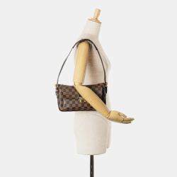 Pre Owned Louis Vuitton Brown Damier Ebene Ravello GM