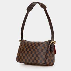 Pre Owned Louis Vuitton Brown Damier Ebene Ravello GM