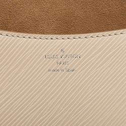 Pre Owned Louis Vuitton White Epi Buci