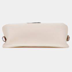 Pre Owned Louis Vuitton White Epi Buci