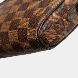 Pre Owned Louis Vuitton Brown Damier Ebene Ipanema Pochette
