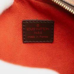 Pre Owned Louis Vuitton Brown Damier Ebene Ipanema Pochette