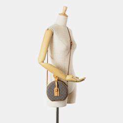 Pre Owned Louis Vuitton Brown Monogram Petite Boite Chapeau