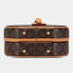 Pre Owned Louis Vuitton Brown Monogram Petite Boite Chapeau