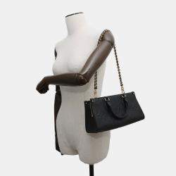 Pre Owned Louis Vuitton OnTheGo EW Black Empriente Leather Shoulder Bag