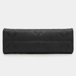 Pre Owned Louis Vuitton OnTheGo EW Black Empriente Leather Shoulder Bag
