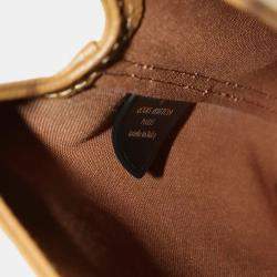 Pre Owned Louis Vuitton Atlantis BB Brown Monogram Reverse Canvas Shoulder Bag