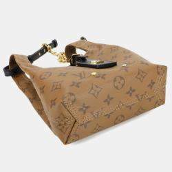 Pre Owned Louis Vuitton Atlantis BB Brown Monogram Reverse Canvas Shoulder Bag