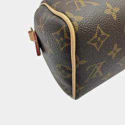 مملوكة مسبقًا حقيبة كروس بودي لوي فيتون سبيدي بانداولييه ٢٠ قماش مونوغرام بني