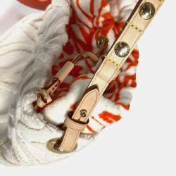 Pre Owned Louis Vuitton LVacation White Monogram Bucket Bag