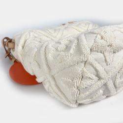 Pre Owned Louis Vuitton LVacation White Monogram Bucket Bag