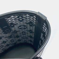 Pre Owned Louis Vuitton Lace Bucket Black Monogram Leather Shoulder Bag