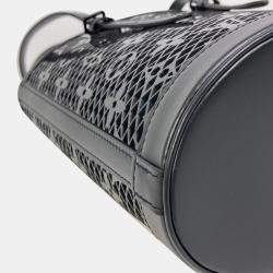 Pre Owned Louis Vuitton Lace Bucket Black Monogram Leather Shoulder Bag