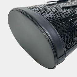 Pre Owned Louis Vuitton Lace Bucket Black Monogram Leather Shoulder Bag