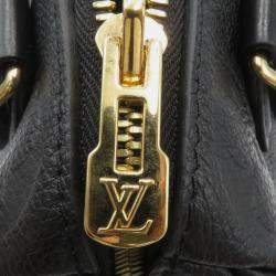 مملوكة مسبقًا Louis Vuitton Speedy Bandouliere 20 Black Empreinte Giant Monogram Leather Duffel Bag
