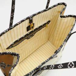 Pre Owned Louis Vuitton Neverfull NM Limited Edition Jungle Monogram Giant Tote Bag
