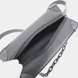 Pre Owned Louis Vuitton Mini Soft Trunk Rainbow Taiga Shoulder Bag
