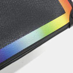 Pre Owned Louis Vuitton Mini Soft Trunk Rainbow Taiga Shoulder Bag