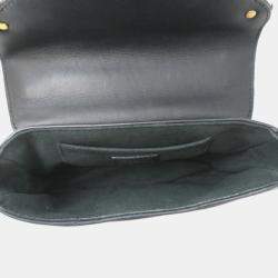 Pre Owned Louis Vuitton New Wave PM Black Leather Chain Shoulder Bag