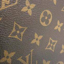 Pre Owned Louis Vuitton Graceful PM Brown Monogram Canvas Shoulder Bag