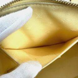 Pre Owned Louis Vuitton Alma BB Soft Bubble Gram Yellow Leather Handbag