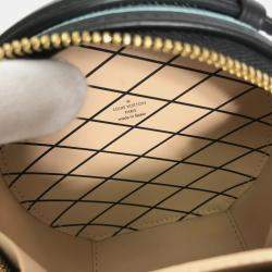 Pre Owned Louis Vuitton Petite Boite Chapeau BB Seaside Blue Epi Leather Shoulder Bag