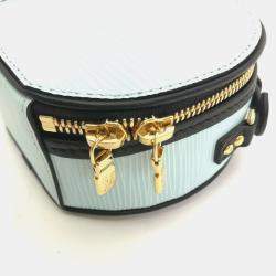 Pre Owned Louis Vuitton Petite Boite Chapeau BB Seaside Blue Epi Leather Shoulder Bag