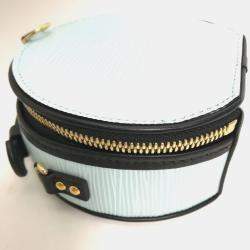 Pre Owned Louis Vuitton Petite Boite Chapeau BB Seaside Blue Epi Leather Shoulder Bag