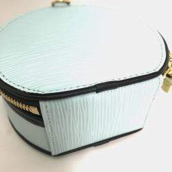 Pre Owned Louis Vuitton Petite Boite Chapeau BB Seaside Blue Epi Leather Shoulder Bag