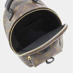 Pre Owned Louis Vuitton Palm Springs Mini Brown Monogram Canvas Backpack
