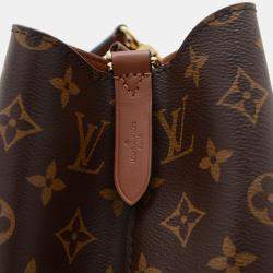 Pre Owned Louis Vuitton Neo Noe Brown Monogram Canvas Handbag
