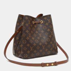 Pre Owned Louis Vuitton Neo Noe Brown Monogram Canvas Handbag