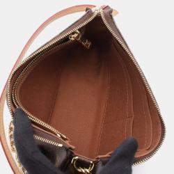 Pre Owned Louis Vuitton Pochette Accessoires Monogram Brown Coated Canvas Leather Handbag