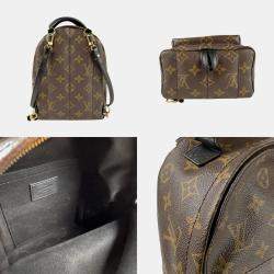 Pre Owned Louis Vuitton Palm Springs Mini Monogram Brown Canvas Backpack