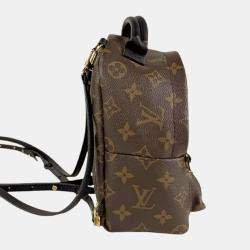 Pre Owned Louis Vuitton Palm Springs Mini Monogram Brown Canvas Backpack