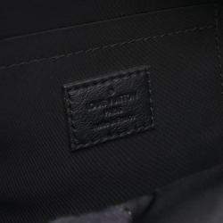 Pre Owned Louis Vuitton Palm Springs Mini Monogram Reverse Brown Black Coated Canvas Leather Backpack