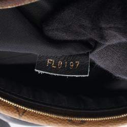 Pre Owned Louis Vuitton Palm Springs Mini Monogram Reverse Brown Black Coated Canvas Leather Backpack