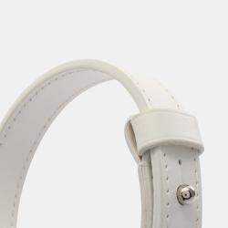 Pre Owned حقيبة لوى فيتون كيبال إكس إس إيفري داي ل.ف. جلد أصفر أبيض