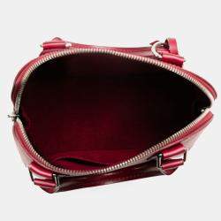 Pre Owned Louis Vuitton Red Epi Alma BB
