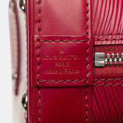 Pre Owned Louis Vuitton Red Epi Alma BB