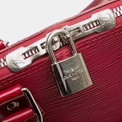 Pre Owned Louis Vuitton Red Epi Alma BB