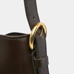 Pre Owned Louis Vuitton Brown Damier Ebene Sistina MM