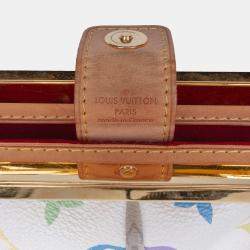 Pre Owned Louis Vuitton White Monogram Multicolore Judy MM