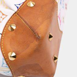 Pre Owned Louis Vuitton White Monogram Multicolore Judy MM