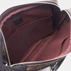 Pre Owned Louis Vuitton Porte Documents Voyage Brown Monogram Coated Canvas Briefcase Bag