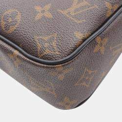 Pre Owned Louis Vuitton Porte Documents Voyage Brown Monogram Coated Canvas Briefcase Bag