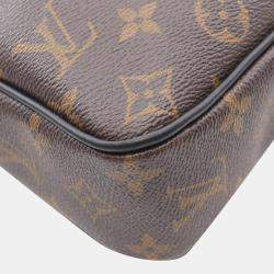Pre Owned Louis Vuitton Porte Documents Voyage Brown Monogram Coated Canvas Briefcase Bag